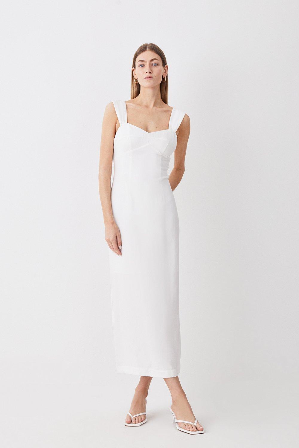 karen millen white dress
